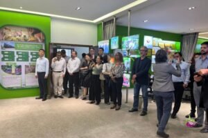 Eastern Morning team with the Latin American delegation led by Mr. José Ramón Cabañas Rodríguez