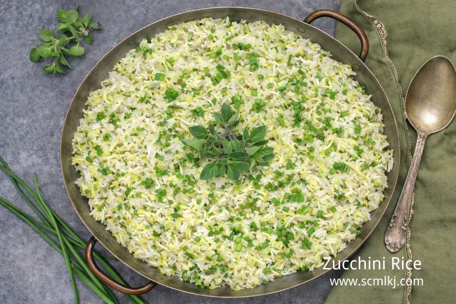 Zucchini rice - lowest calorie rice alternative